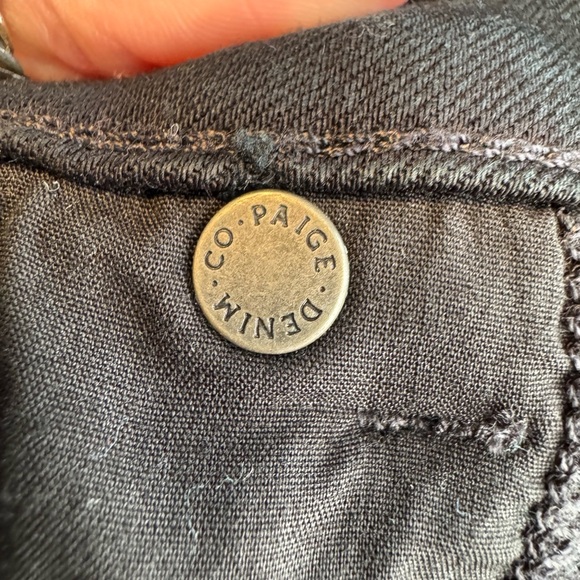 PAIGE Black Verdugo Ankle Skinny Jeans nwot - Picture 8 of 8